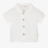 1 + In The Family Boys Ivory Cotton Shirt
