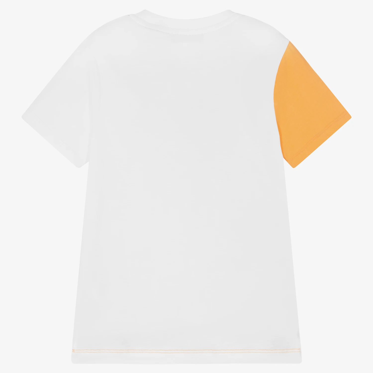 AIGNER Boys Orange Ombre Cotton T-Shirt - Image 3