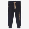 Alviero Martini Boys Blue Geo Map Joggers