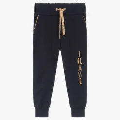 Alviero Martini Boys Blue Geo Map Joggers