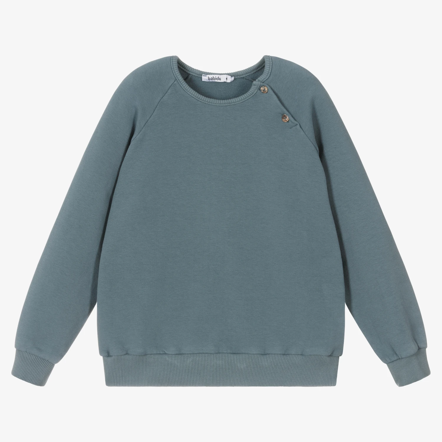 Babidu Grey Cotton Sweatshirt