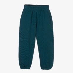 Balenciaga Teal Blue Logo Joggers
