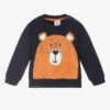 Boboli Boys Blue Cotton Sweatshirt
