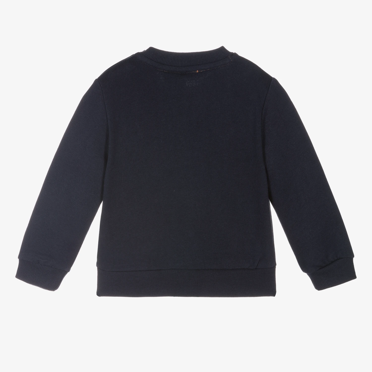 Boboli Boys Blue Cotton Sweatshirt - Image 3