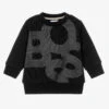 BOSS Boys Black Logo Sweatshirt