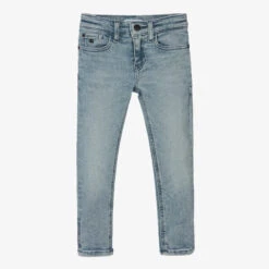 Calvin Klein Jeans Boys Blue Slim Fit Denim Jeans
