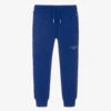 Calvin Klein Jeans Boys Royal Blue Cotton Joggers