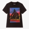Dsquared2 Boys Black Cotton T-Shirt