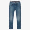 Emporio Armani Boys Blue Denim Skinny Jeans