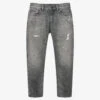 Emporio Armani Boys Grey Denim Regular Jeans