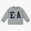 Emporio Armani Boys Grey Logo Sweatshirt