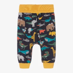 Frugi Blue Cotton Museum Joggers