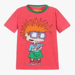 Gresham Blake For Childrensalon Red Cotton Chuckie T-Shirt