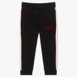 Guess Boys Black & Ivory Joggers