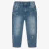 Guess Boys Blue Denim Logo Jeans