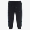 Guess Boys Navy Blue Cotton Joggers