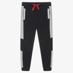 Guess Boys Navy Blue & Grey Joggers
