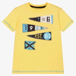 Guess Boys Yellow Flags T-Shirt