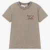 Guess Grey Graffiti Cotton T-Shirt