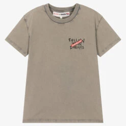 Guess Grey Graffiti Cotton T-Shirt