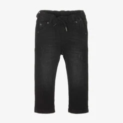 IDO Baby Boys Black Denim Jeans
