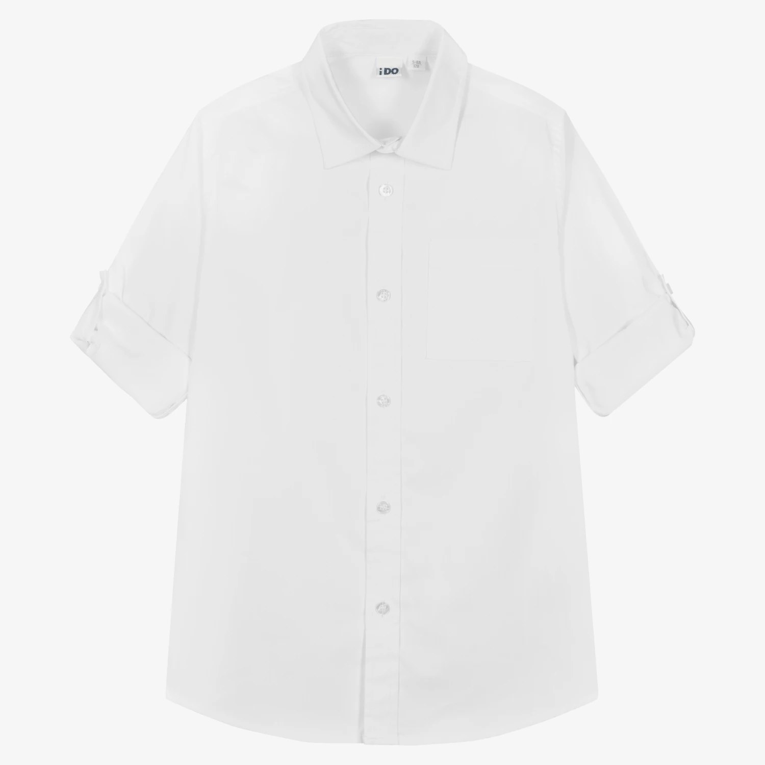 IDO Junior Boys White Cotton Shirt