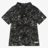 IKKS Boys Black Viscose Shirt
