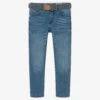 IKKS Boys Blue Cotton Denim Jeans
