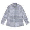 Il Gufo Blue & Grey Check Cotton Shirt