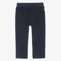 Il Gufo Boys Navy Blue Cotton Trousers