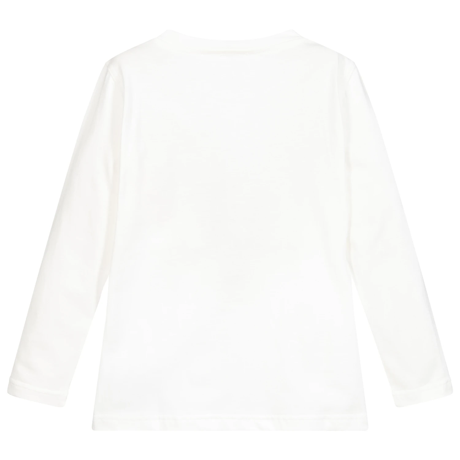 Il Gufo Ivory Cotton Bear Top - Image 2