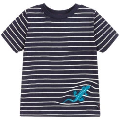 Joules Boys Blue Stripe T-Shirt