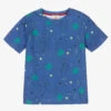 Joyday Blue Cotton Planet & Stars T-Shirt