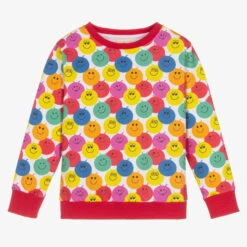 Joyday Cotton Smiling Faces Sweatshirt