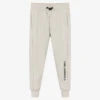 KARL LAGERFELD KIDS Boys Grey Jersey Logo Joggers