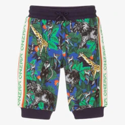 KENZO KIDS Boys Blue Jungle Joggers