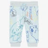 KENZO KIDS Boys Blue Logo Cotton Joggers