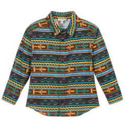 KENZO KIDS Boys Cotton Logo Shirt