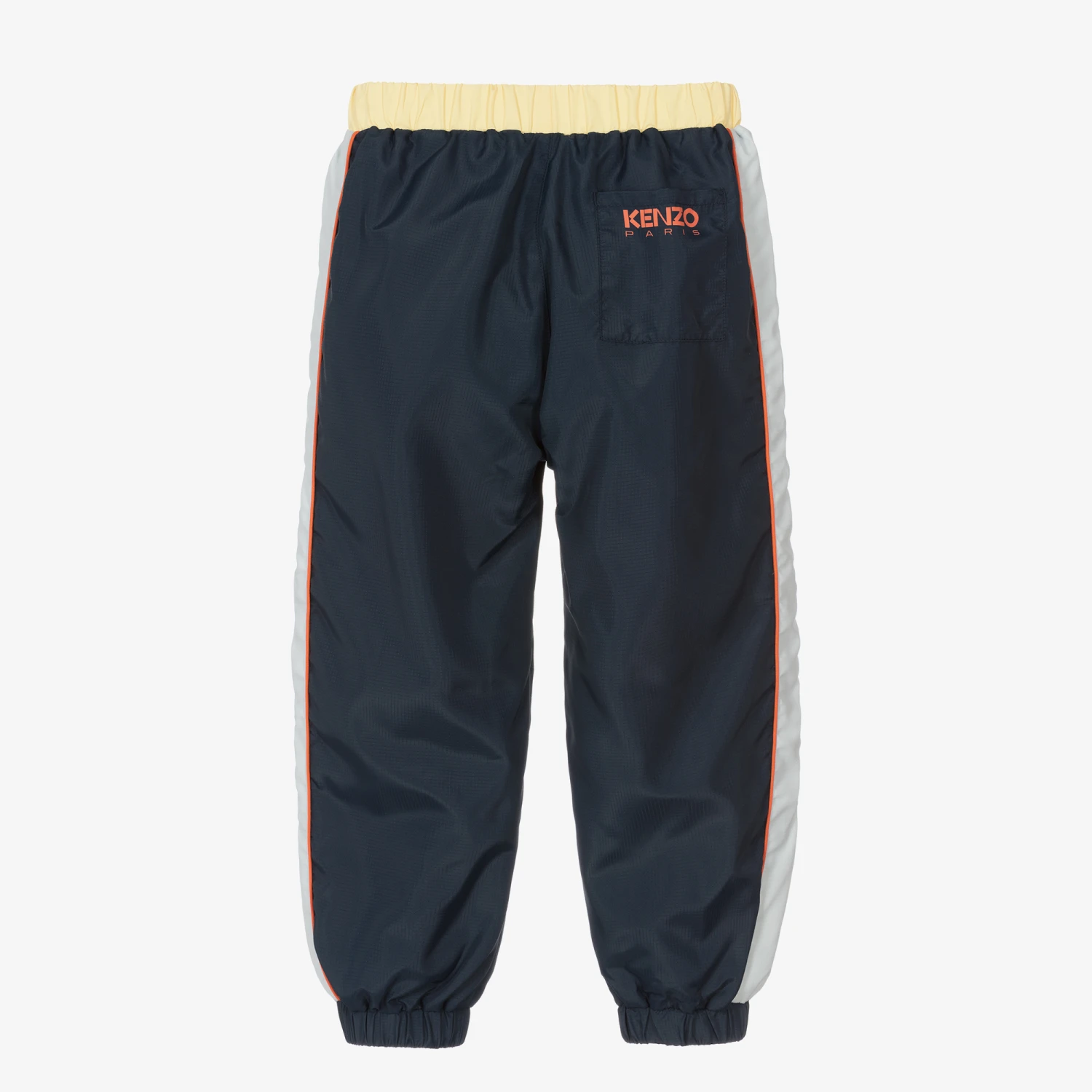 KENZO KIDS Boys Navy Blue Logo Joggers - Image 2