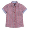 Little Lord & Lady Red & Blue Check Cotton Shirt