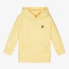 Lyle & Scott Yellow Cotton Logo Hoodie