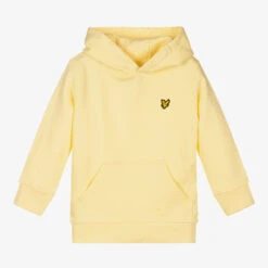 Lyle & Scott Yellow Cotton Logo Hoodie
