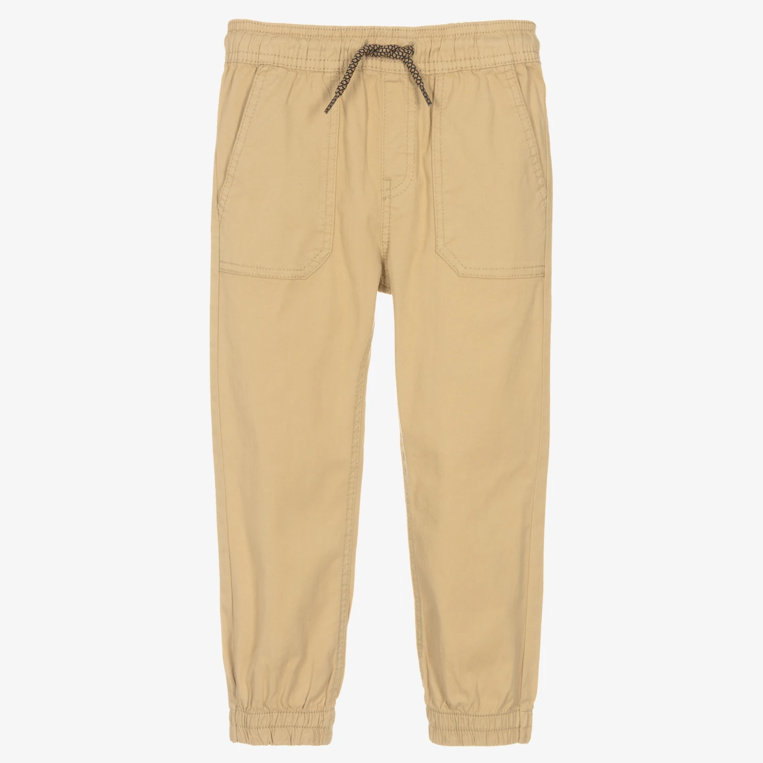 Mayoral Boys Beige Cotton Joggers
