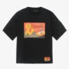 Mayoral Nukutavake Boys Black Cotton Desert T-Shirt