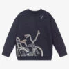 Mayoral Boys Blue Cotton Sweatshirt