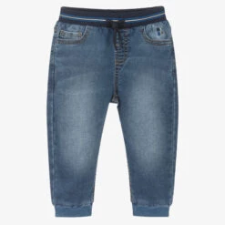 Mayoral Boys Blue Jersey Jeans