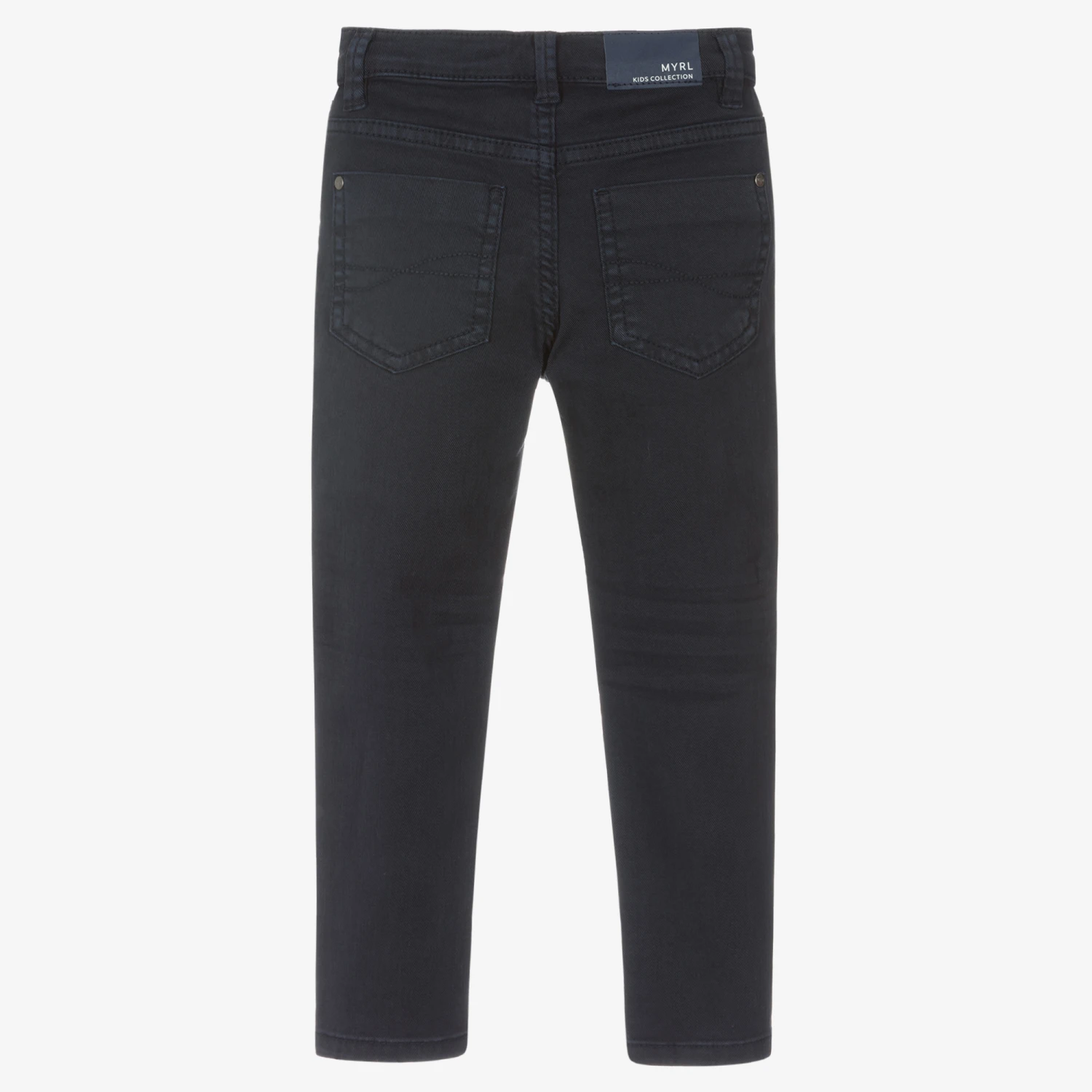 Mayoral Boys Dark Blue Skinny Denim Jeans - Image 2