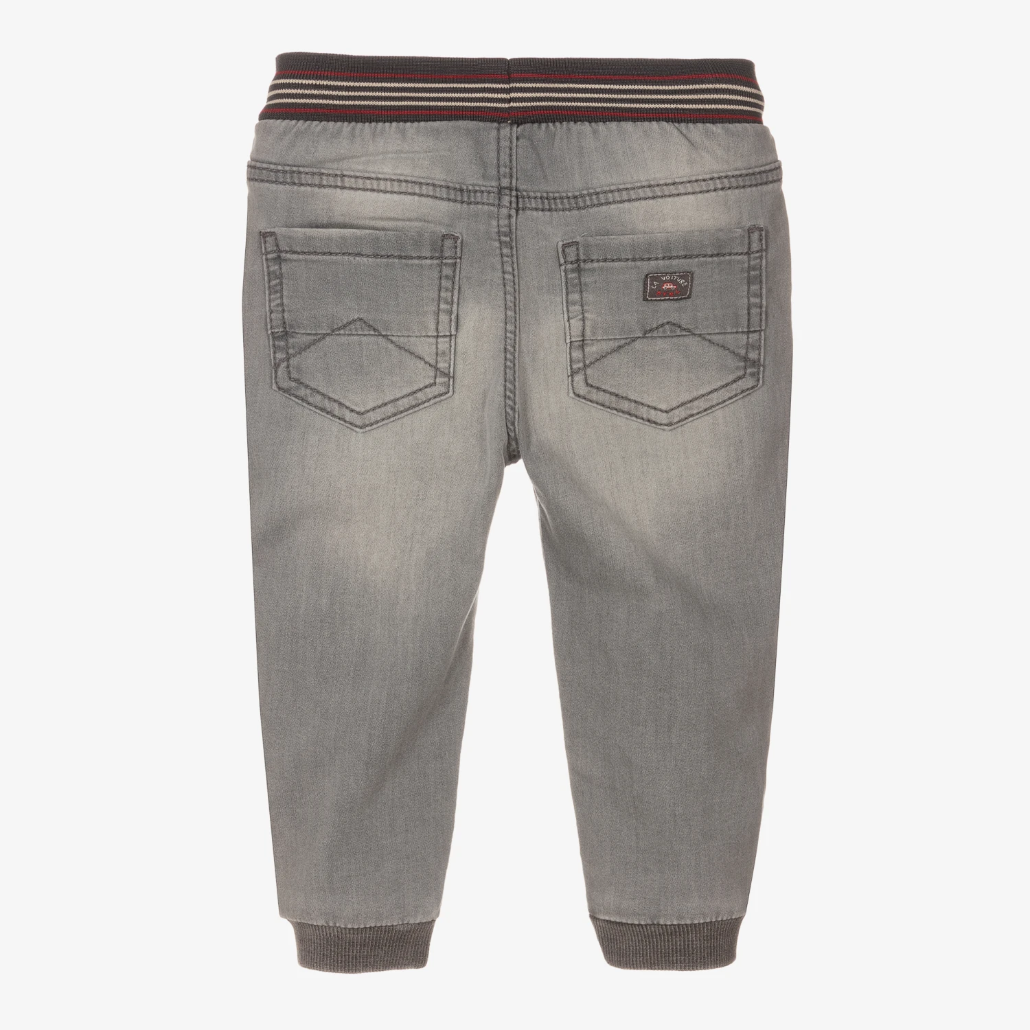 Mayoral Boys Grey Jersey Jogger-Fit Jeans - Image 2