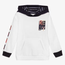 Mayoral Boys Ivory Cotton Hoodie