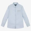Mayoral Nukutavake Boys Light Blue Cotton Shirt